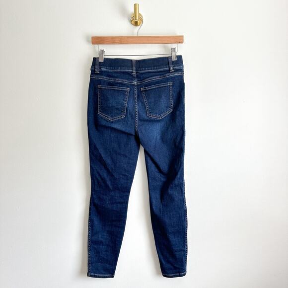 Spanx Ankle Denim High Rise Pull On Skinny Leg Jeans Blue S - Picture 3 of 6